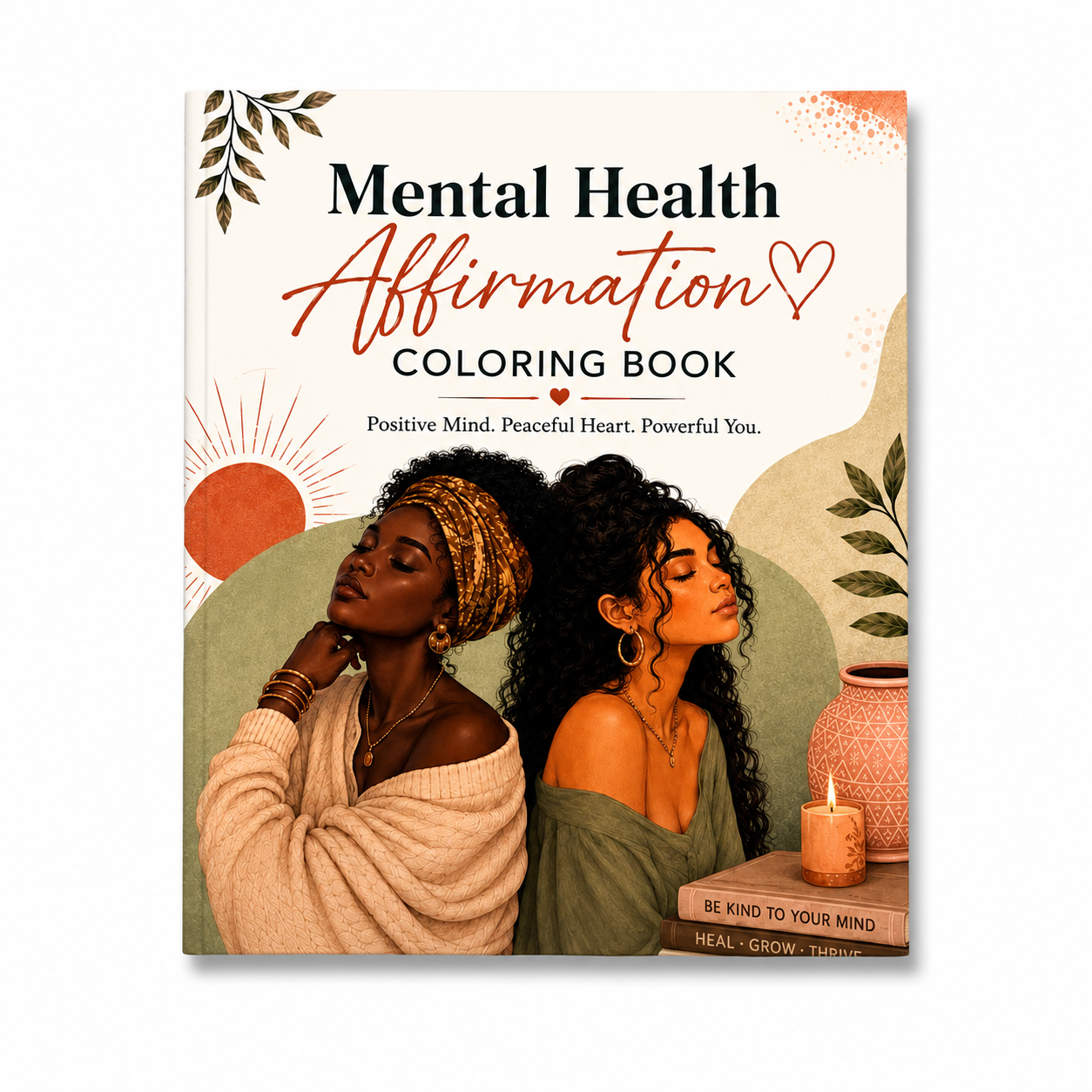 Mental Health Affirmation Coloring Book
